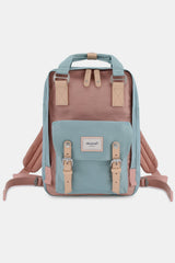 Himawari Contrast Waterproof Nylon Backpack - Stylish & Durable Large Bag