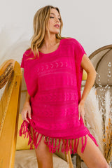 BiBi Fringed Hem Knit Top - Trendy Bohemian Fashion Knitwear
