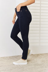 Judy Blue Full Size Skinny Jeans - Garment Dyed Tummy Control