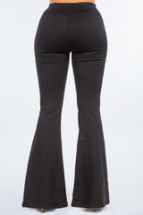 American Bazi High Waist Pull-On Flare Jeans - Chic & Comfortable Retro Style