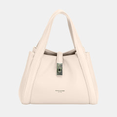 David Jones Stylish PU Leather Bucket Bag - Small, Versatile & Trendy Accessory