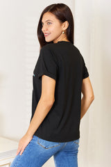 Simply Love Women's Graphic Short Sleeve T-Shirt - Trendy & Comfortable