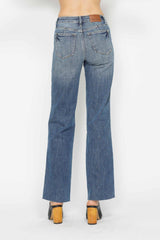 Judy Blue Full Size Tummy Control Straight Jeans - Slimming Comfort & Versatile Style