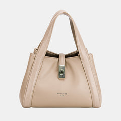 David Jones Stylish PU Leather Bucket Bag - Small, Versatile & Trendy Accessory