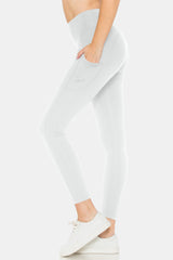 Leggings Depot Women's High Waist Leggings with Pockets - Stretchy, Moisture-Wicking, and Stylish