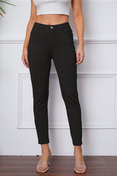 StretchyStitch Pocketed Pants by Basic Bae - Comfortable, Stylish Women's Wear