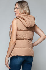Stylish Hooded Vest with Snap & Zip Closures | Perfect for All Seasons