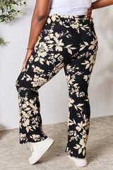 Chic Heimish High Waist Floral Flare Pants - Elegant Comfort for All Occasions