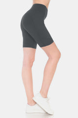 Leggings Depot Women's Full Size High Waist Active Shorts - Moisture-Wicking & Stretchy