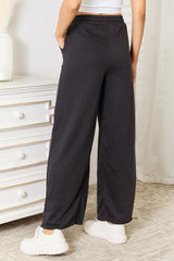 Trendy Wide Leg Pocketed Pants for Women - Basic Bae Collection