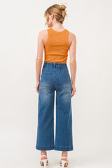 Chic Bat Embroidered Ribbed Tank Top for Halloween - Stylish Fall Fashion by NK Wears