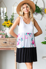 Heimish Women's Frill Tiered Scoop Neck Dress - Elegant, Flowy & Versatile