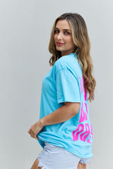 Sweet Claire 'More Beach Days' Oversized Graphic T-Shirt - Comfort & Style for Casual Outings