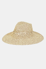 Fame Cutout Woven Straw Hat - Stylish & Breathable Sun Protection