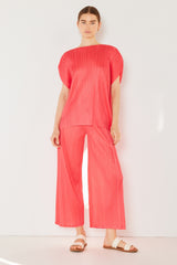 Marina West Swim Women's Pleated Wide-Leg Pants with Chic Side Pleat Detail