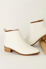 Beast Fashion Women's PU Leather Block Heel Boots - Durable & Stylish Footwear
