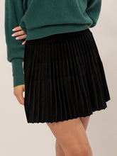 HYFVE High Waist Knit Pleated Flare Mini Skirt - Stylish Versatility for Any Occasion