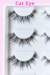 SO PINK BEAUTY Luxurious Faux Mink Eyelashes - 5 Pairs for Glamorous Eyes