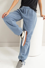 HYFVE Stitched Design Drawstring Sweatpants - Stylish & Comfortable Athleisure Wear