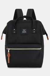 Himawari Waterproof Canvas Backpack with Laptop Compartment & Side Pockets