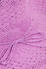 Fame Straw Braided Sun Hat - Stylish & Sun-Safe Summer Accessory