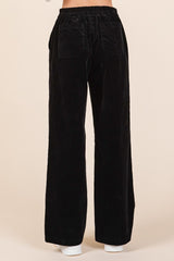 Mittoshop Corduroy Elastic Waist Pants - Comfortable & Stylish Knit Fabric