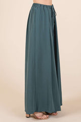Mittoshop Women's Pleated Wide Leg Pants - Stylish & Comfortable