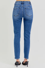 RISEN Women's High Rise Distressed Ankle Skinny Jeans - Trendy Fit