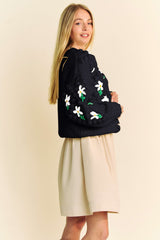 Davi & Dani Women's Floral Button Down Cardigan - Elegant & Versatile