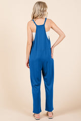 Culture Code Women's Full Size Sleeveless Jumpsuit with Pockets - Versatile and Stylish