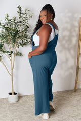 Wide Strap Full Size Overalls with Pockets - Trendy & Comfortable