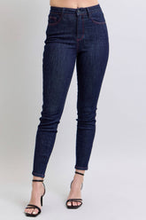 Judy Blue Heart Shaped Back Pockets Skinny Jeans - Flattering & Stylish Fit