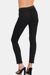 Zenana High Rise Skinny Jeans with Functional Pockets for Women
