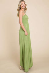 Culture Code Smocked Cami Maxi Dress with Pockets - Elegant & Practical