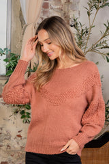 Sew In Love Women's Boat Neck Long Sleeve Sweater - Classic & Cozy Winter Essential