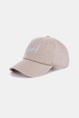 Zenana Washed Cotton Embroidered City Baseball Cap - Stylish & Adjustable