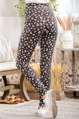Heimish Full Size Leopard Print High Waist Athleisure Leggings - Trendy Activewear