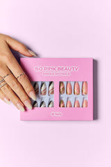 SO PINK BEAUTY Press-On Nails 2-Pack - Chic & Versatile Styles