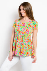 Chic Floral Babydoll Top - Perfect for Summer Fashion by NK Wears