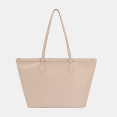 David Jones High-Quality PU Leather Tote Bag - Versatile & Stylish