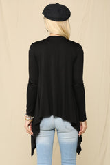 Celeste Women's Full Size Open Front Knit Cardigan - Stylish & Cozy Layer