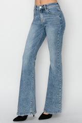 RISEN Women's Mid Rise Bootcut Jeans - Stylish, Comfortable & Perfect Fit