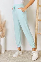 RISEN Ultra Soft Knit Jogger with Drawstring - Full Size Comfort & Style