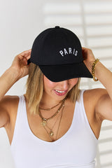 Zenana Urban Embroidered City Baseball Cap - Trendy & Versatile Headwear