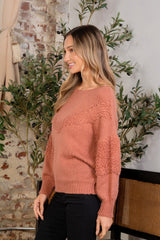 Sew In Love Women's Boat Neck Long Sleeve Sweater - Classic & Cozy Winter Essential