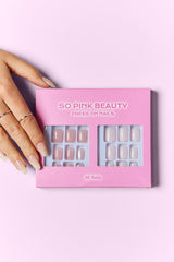 SO PINK BEAUTY 2 Pack Press-On Nails - Stylish & Easy Nail Enhancements
