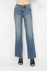 Judy Blue Full Size Tummy Control Straight Jeans - Slimming Comfort & Versatile Style