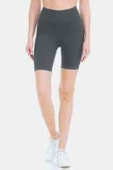 Leggings Depot Women's Full Size High Waist Active Shorts - Moisture-Wicking & Stretchy