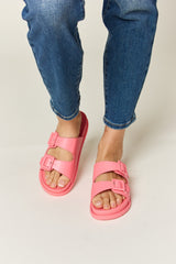 Legend Double Buckle Open Toe Sandals - Stylish Summer Footwear
