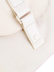 Himawari Waterproof Canvas Backpack with Chic Round Label - Large Size